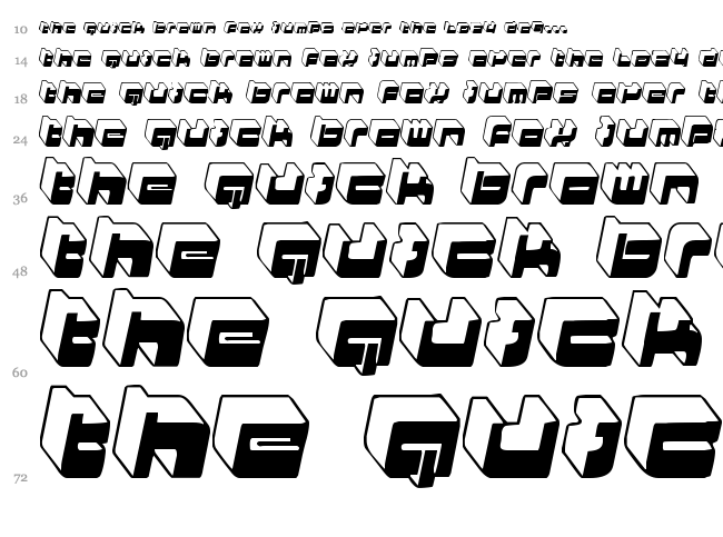 HKI Metropol + Nightlife font waterfall