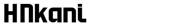 HNkani font