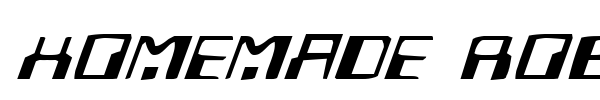 Homemade Robot font preview