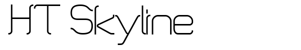 HT Skyline font