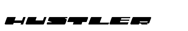 Hustler font