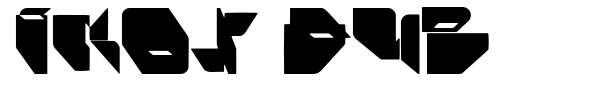 Ikos Dub font