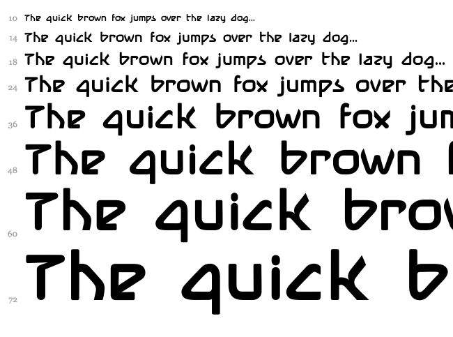 iMMune font waterfall