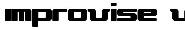 Improvise V9 font