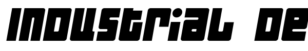 Industrial Decapitalist font