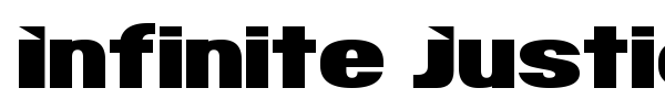 Infinite Justice font