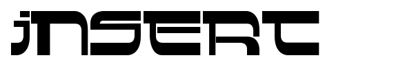 Insert font