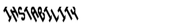 Instability font