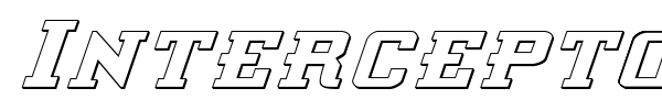 Interceptor font