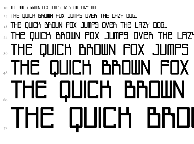 Invisble City font waterfall