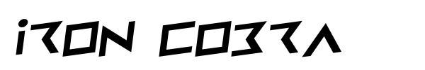 Iron Cobra font