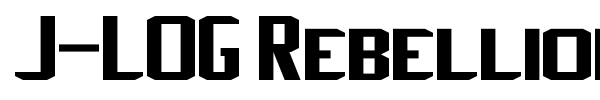 J-LOG Rebellion Sans font