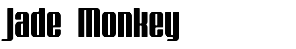 Jade Monkey font