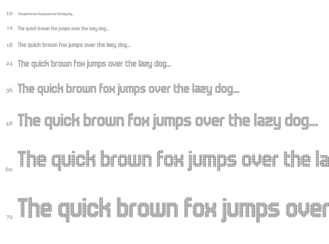 JD Jessica font waterfall