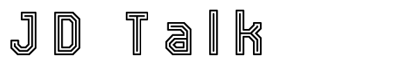 JD Talk font