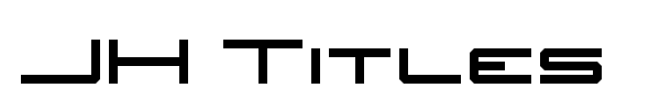 JH Titles font