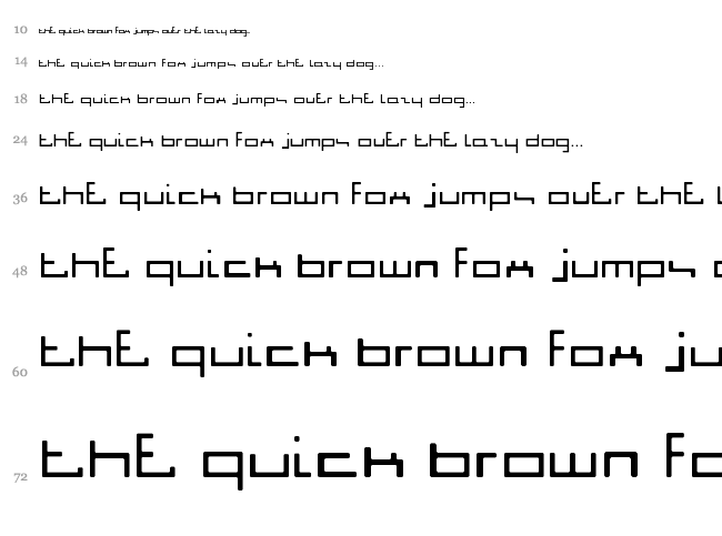 Jigga Jigga font waterfall