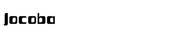 Jocoba font