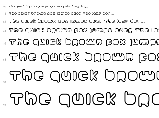 Johanneke font waterfall