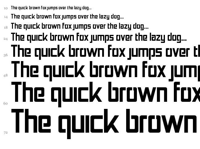 Jolana font waterfall