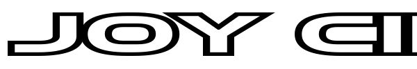 Joy Circuit font preview