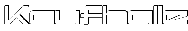 Kaufhalle font