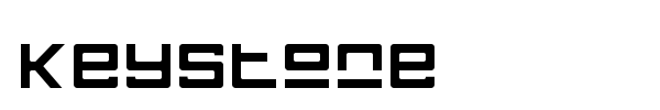 Keystone font