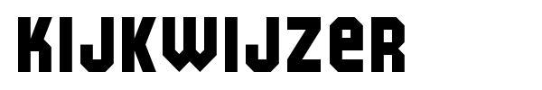 Kijkwijzer font