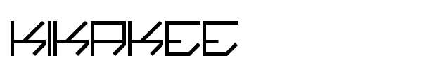 Kikakee font
