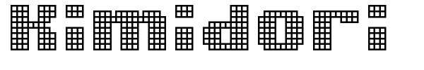 Kimidori Mugcup font