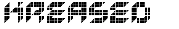 Kreased font