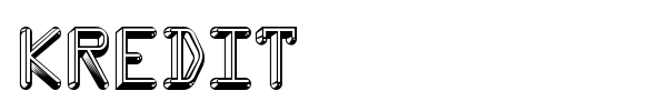 Kredit font