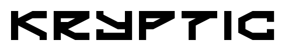 Kryptic font