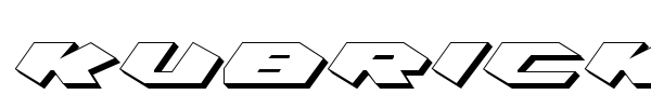 Kubrick font