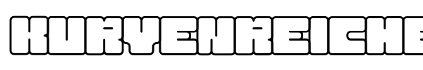 Kurvenreicher font