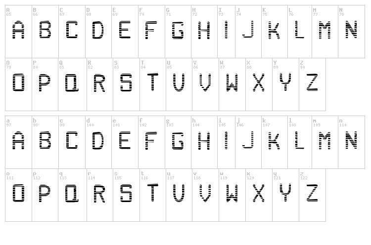Labour font map