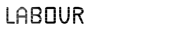 Labour font preview