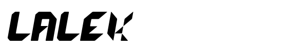 Lalek font