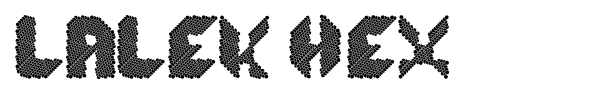 Lalek Hex font