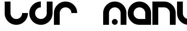LDR Manufacture font preview