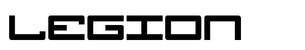 Legion font preview