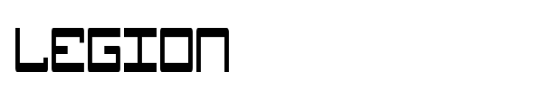 Legion font preview