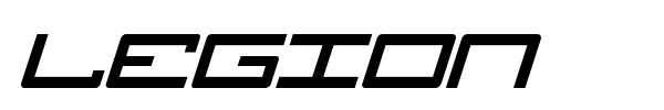 Legion font preview