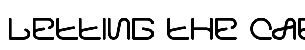 Letting The Cable Sleep font