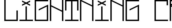 Lightning Cruz font