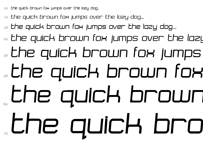 Logostile font waterfall