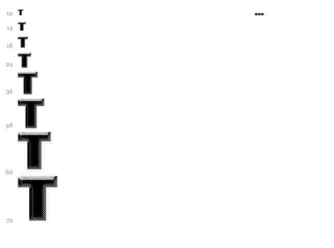 Logotronik font waterfall