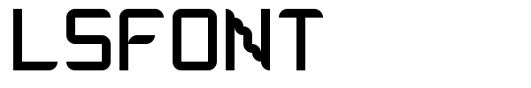 Lsfont font