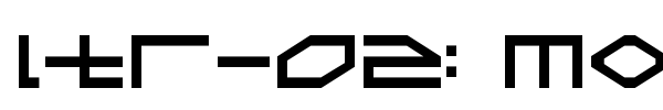 LTR-02: Morbid Vision font