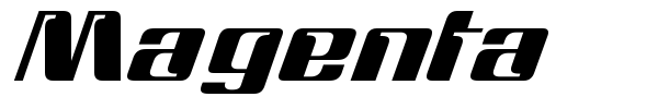 Magenta font